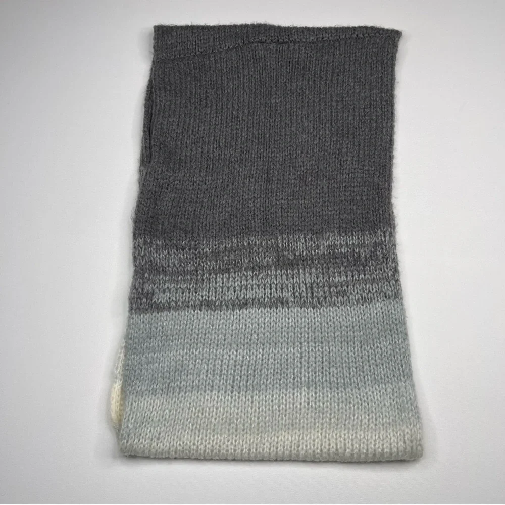 Wooden Ships Infinity Scarf Mohair Wool Grey Soft Comfy Gorp Winter Outdoor